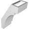 Ekena Millwork 4-in. W x 6-in. D x 10-in. H Merced Architectural Grade PVC Knee Brace BRCP04X06X10MRC - alternate 2